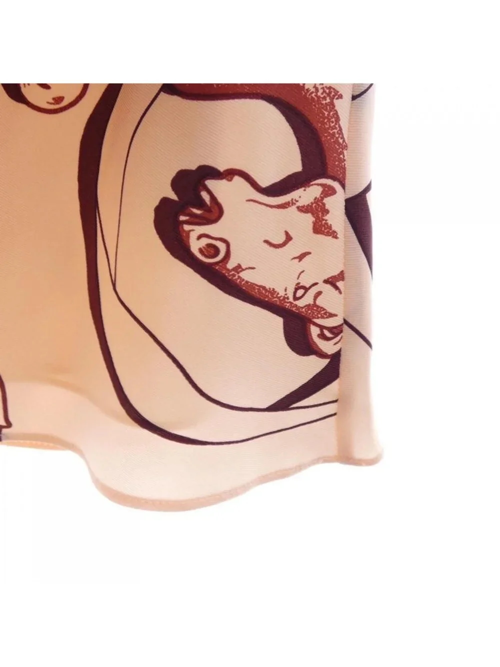 Hermes Felonerie Remix Clou de Selle Twill Lane Skirt